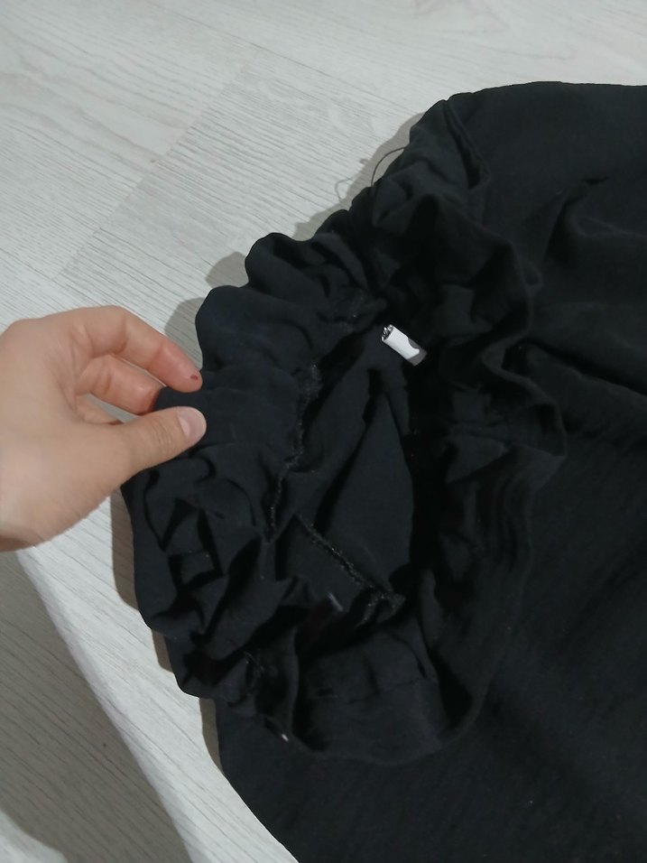 Siyah Midi Hamile Eteği - Görsel 2