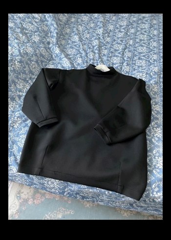 Trendyol & Milla Kadın Siyah Boğazlı Oversize Eşofman Takımı