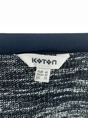 40 Beden siyah Renk Koton Bluz %70 İndirimli.