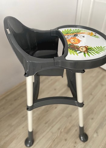 Gri Çocuk Mama Sandalyesi