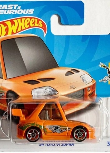 HotWheels Fast And Furious 94' Toyota Supra Tooned