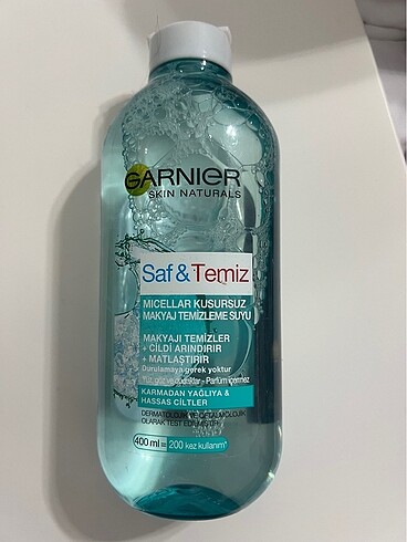 Garnier makyaj temizleme suyu