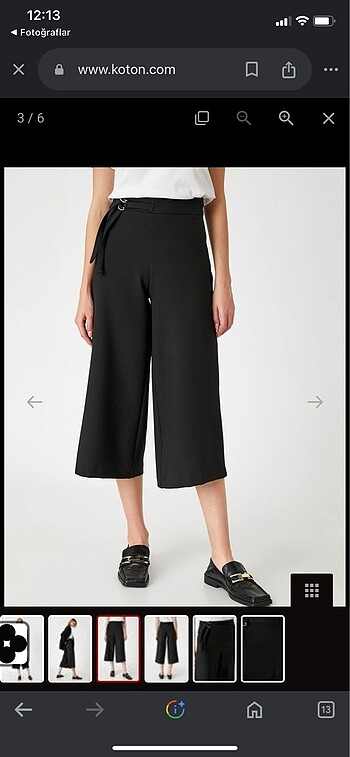 Koton culotte pantolon