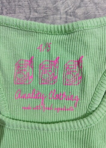 Kız çocuk sıfır kol atlet  - Görsel 3