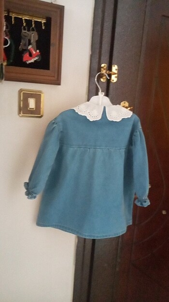 Zara Zara yakalı kız bebek elbisesi