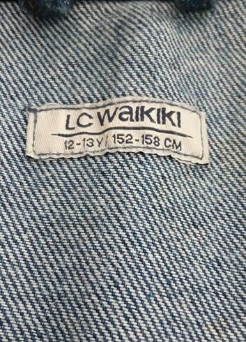 12-13 Yaş Beden Kot ceketek