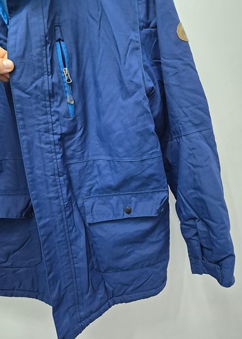 Mavi Fermuarlı kar montu - Görsel 2