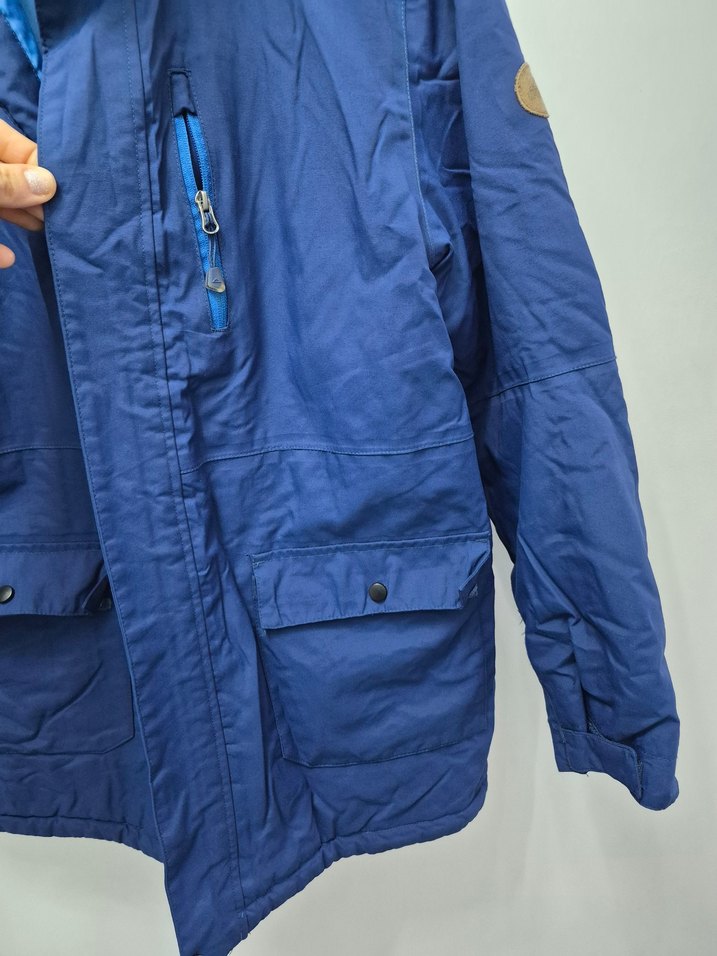 Mavi Fermuarlı kar montu - Görsel 2