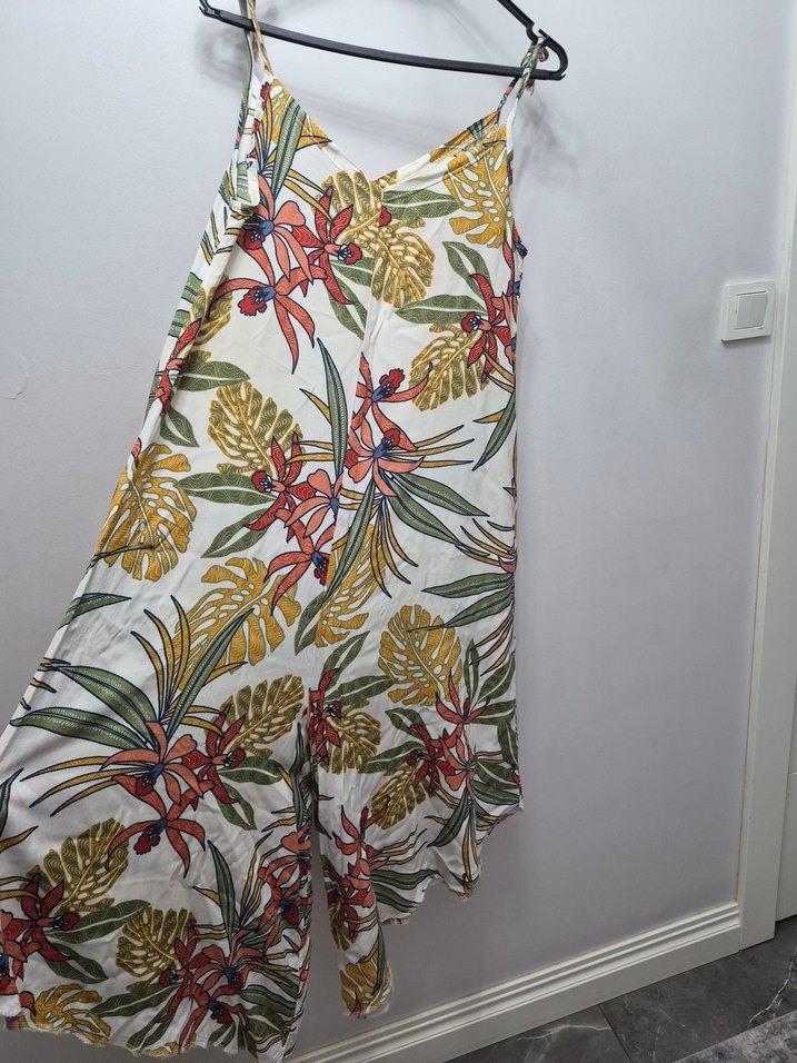 ip askılı Renkli Uzun Askılı Tulum - Görsel 2