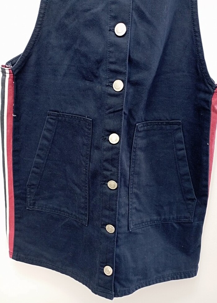 Bershka salopet jeans elbise  - Görsel 2