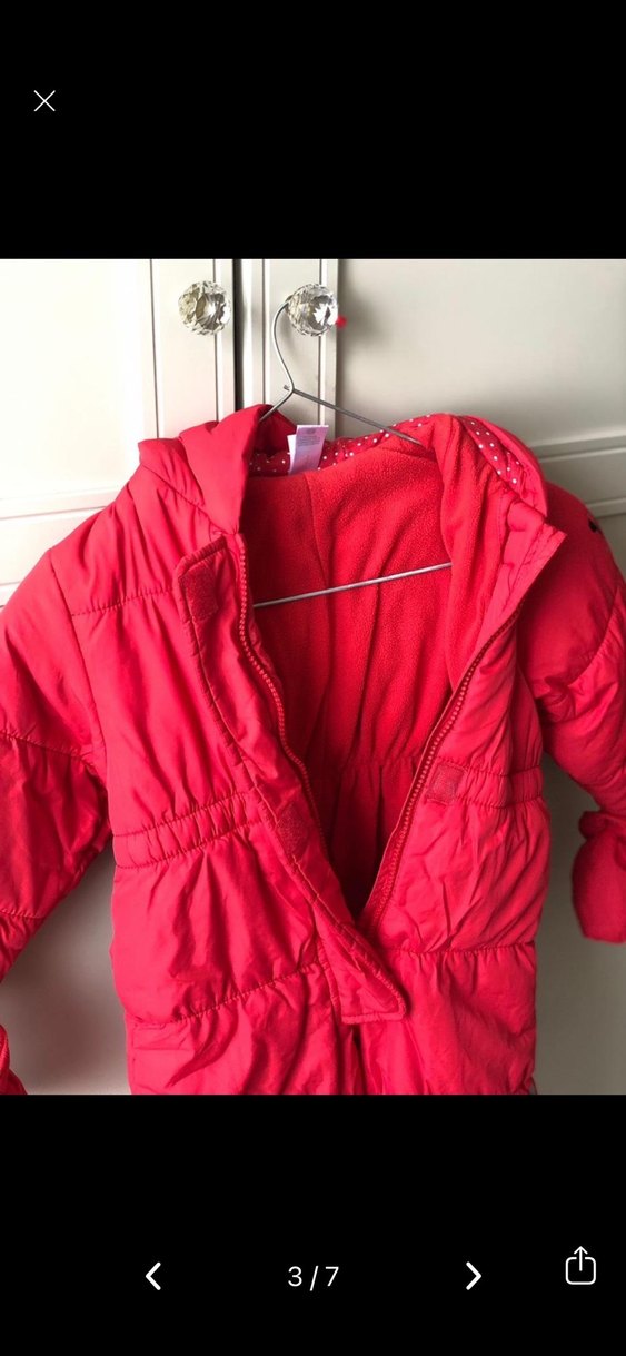 Kırmızı Minnie Mause Tulum - Görsel 3