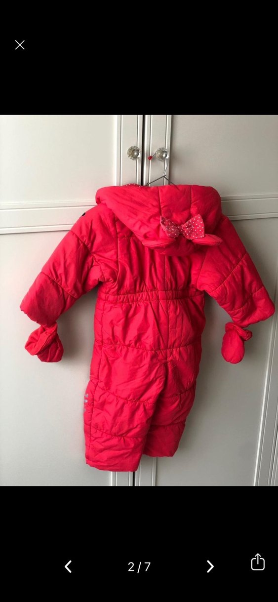 Kırmızı Minnie Mause Tulum - Görsel 2