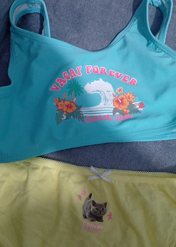 Çocuk İç Çamaşırı Seti, Pastel Renkli - Görsel 6