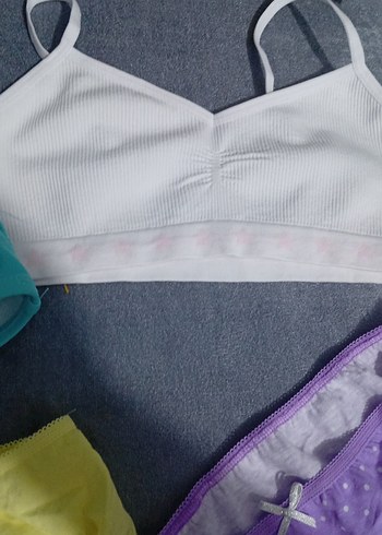 Çocuk İç Çamaşırı Seti, Pastel Renkli - Görsel 7