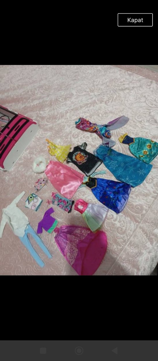 Barbie Pembe Oyuncak Gardırop - Görsel 3