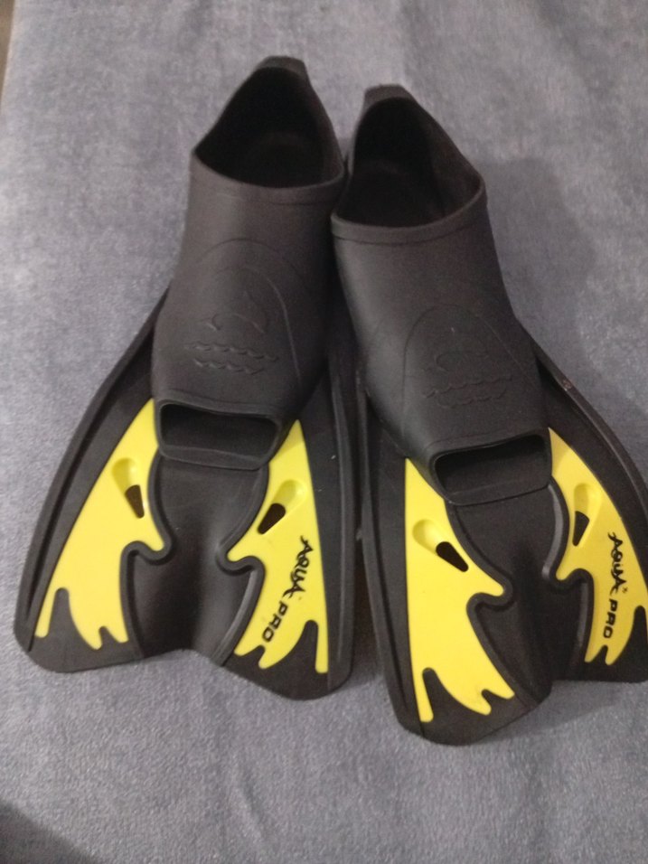 Erkek Sarı Spor Lastik Su Yüzme Paleti - Görsel 3