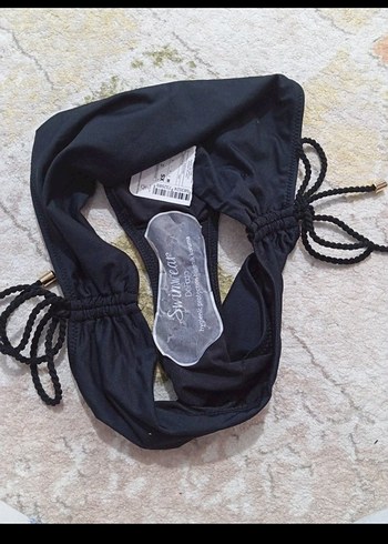 s Beden siyah Renk DeFacto Siyah Mini Bikini takimi