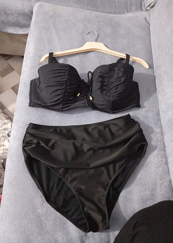 Siyah Mini Goth Bikini Takımı