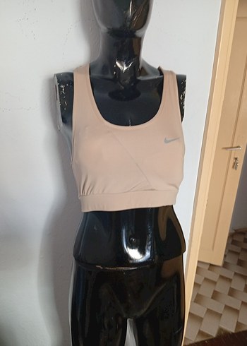 Bej Kısa Spor Sütyeni