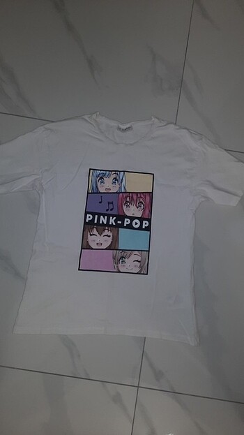 Anime T-Shirt Pink-Pop