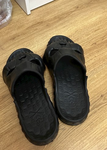 Siyah Gotik Erkek Terlikler - Görsel 3