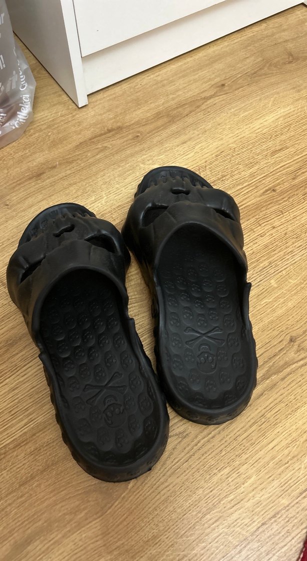 Siyah Gotik Erkek Terlikler - Görsel 3