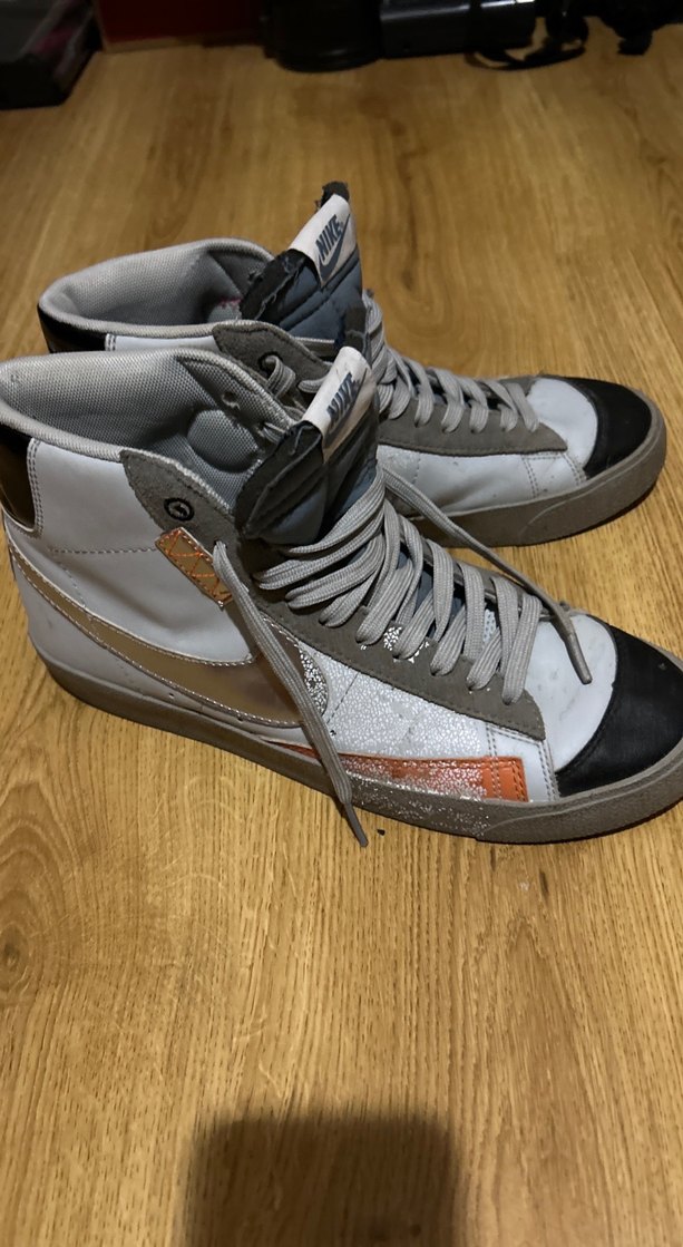 Gri Nike erkek  blazer Spor Ayakkabı - Görsel 3