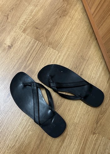 Erkek Siyah Minimalist Terlik - Görsel 3