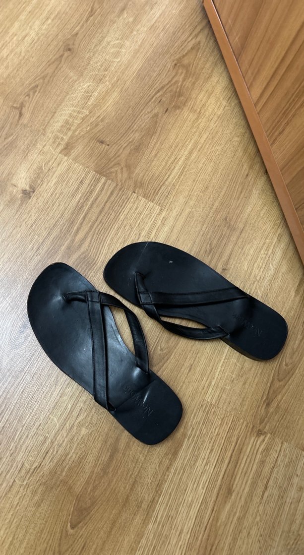 Erkek Siyah Minimalist Terlik - Görsel 3