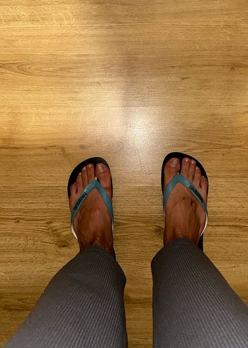 Gri Erkek Bantlı Kauçuk Sandalet - Görsel 3