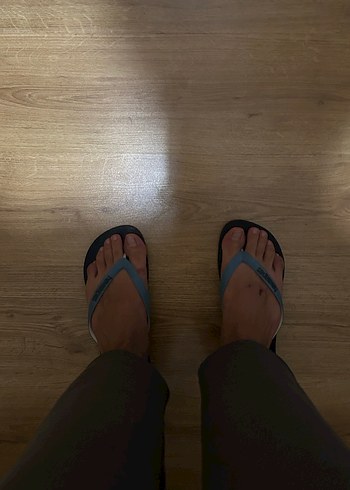 Gri Erkek Bantlı Kauçuk Sandalet - Görsel 4