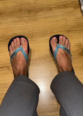 Gri Erkek Bantlı Kauçuk Sandalet - Görsel 2