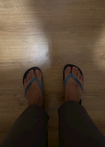 Gri Erkek Bantlı Kauçuk Sandalet - Görsel 5