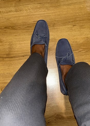 Gri Süet Tokalı Erkek Loafer - Ana görsel