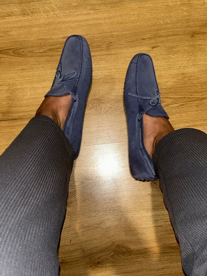 Gri Süet Tokalı Erkek Loafer - Görsel 2