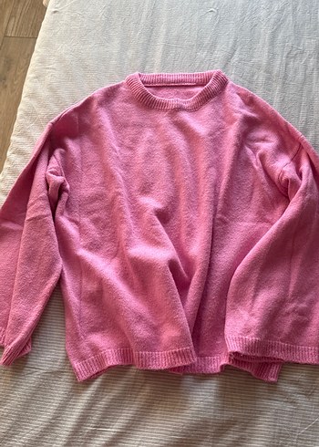 Pembe Kadın Triko Kazak