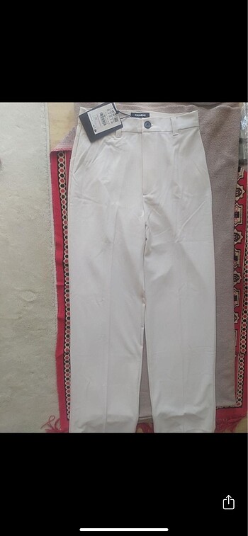 46 Beden ten rengi Renk Pullu bear klasik starting fit pantolon