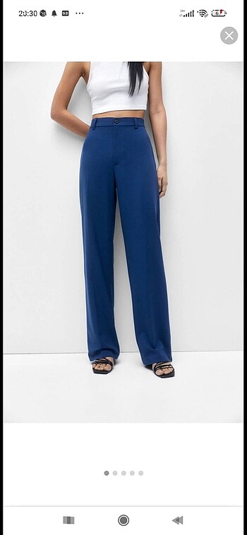 Pull and Bear Pullu bear klasik starting fit pantolon