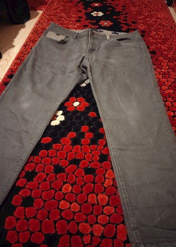 ##U,S POLO ORİJİNAL#Gri Normal Boy Regular Kesim## Kot Pantolon - Görsel 2