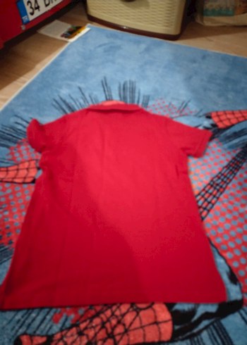 ##POLO ORİJİNAL##Kırmızı Düğmeli Kısa Kollu Erkek Polo Tişört## - Görsel 2