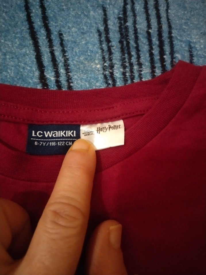 ##Kırmızı Hogwarts Baskılı Erkek## BODY KAZAK## - Görsel 3