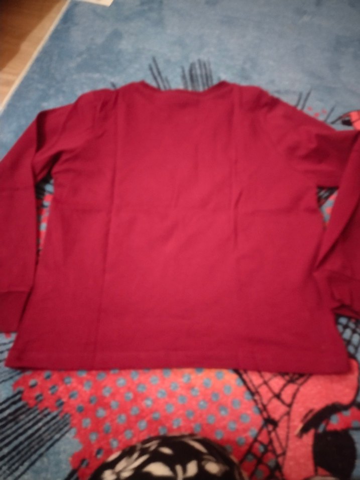 ##Kırmızı Hogwarts Baskılı Erkek## BODY KAZAK## - Görsel 2