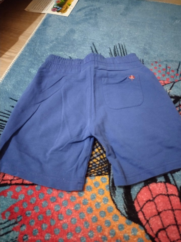 U,S POLO ORİJİNAL##Erkek Çocuk Mavi Rahat Kesim Şort## - Görsel 2