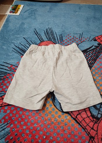 ## SOOBE MARKA##Erkek Gri Pamuklu Rahat Kesim Şort## 4 YAŞ## - Görsel 2