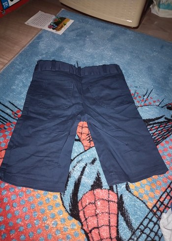 ##Lacivert Erkek Çocuk Bol Kesim Denim Şort## 6 YAŞ## PAMUK## - Görsel 2