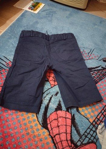 ##Lacivert Erkek Çocuk Bol Kesim Denim Şort## 6 YAŞ## PAMUK## - Görsel 3