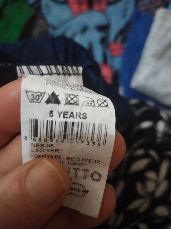 ##Lacivert Erkek Çocuk Bol Kesim Denim Şort## 6 YAŞ## PAMUK## - Görsel 4