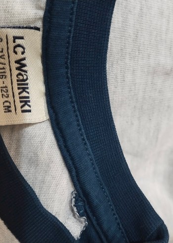 ## LC WAİKİKİ##Mavi Baskılı Uzun Kollu Erkek Tişört##:6,7 YAŞ## - Görsel 4