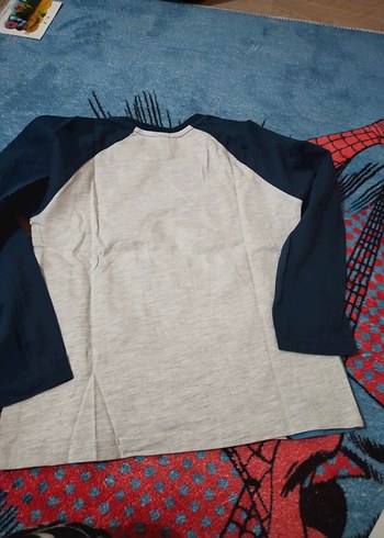 ## LC WAİKİKİ##Mavi Baskılı Uzun Kollu Erkek Tişört##:6,7 YAŞ## - Görsel 2