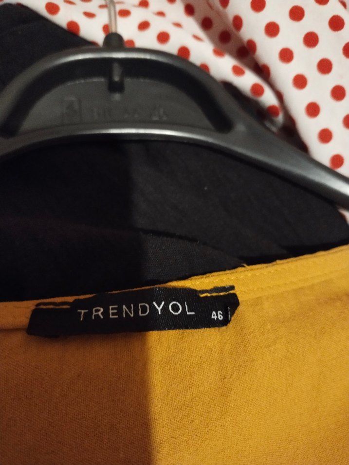 ##TRENDYOL##46 Beden##Düğmeli V Yaka##Keten Kadın Gömlek## - Görsel 3